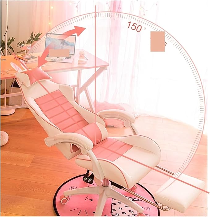 Managerial s Computer Gaming Reclining Arm with Footrest Cafe Gamer Furniture