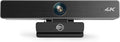 MEE Audio C11Z 4K Ultra HD Webcam with ANC Microphones 4X Digital Zoom Low Light Correction Wide Angle Lens and Privacy Cover for Zoom Video Conferencing on Computer PC Mac Laptop Desktop