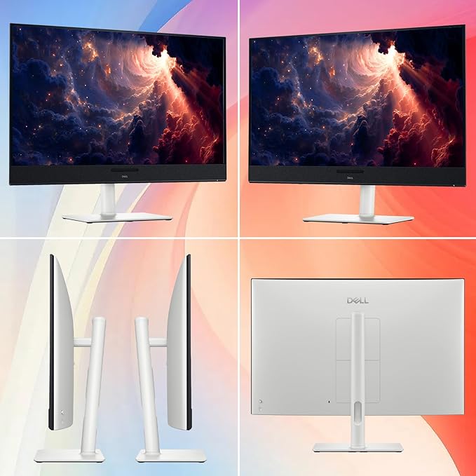 Dell Plus 32 4K Curved Monitor QD-OLED Display 120Hz 0.03ms AMD FreeSync Pro AI-Enhanced 3D Spatial Audio 99% DCI-P3 Dolby Vision 5x2.5W Speakers USB-C 90W PD Compatible with PC &amp Consol