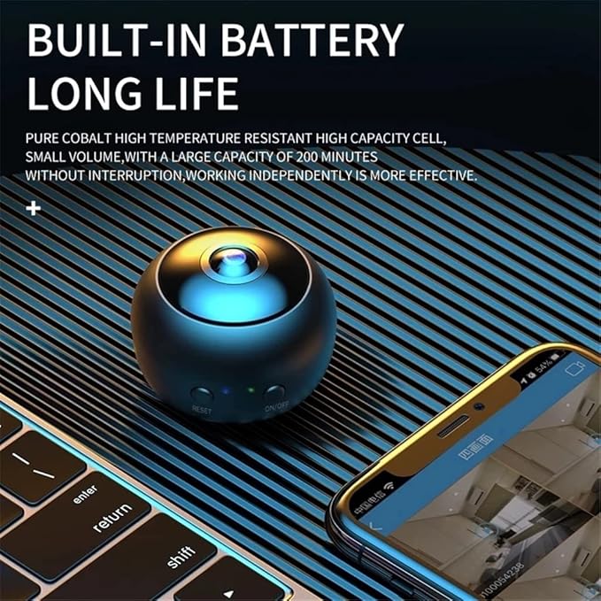 Mini Camera Smart Home Security IP Surveillance Night Vision Monitoring Detect Monitor 1080P