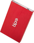 B:Drive B3 640GB USB 3.0 2.5 inch NTFS Portable External Hard Drive - Red