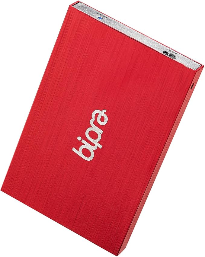 B:Drive B3 640GB USB 3.0 2.5 inch NTFS Portable External Hard Drive - Red