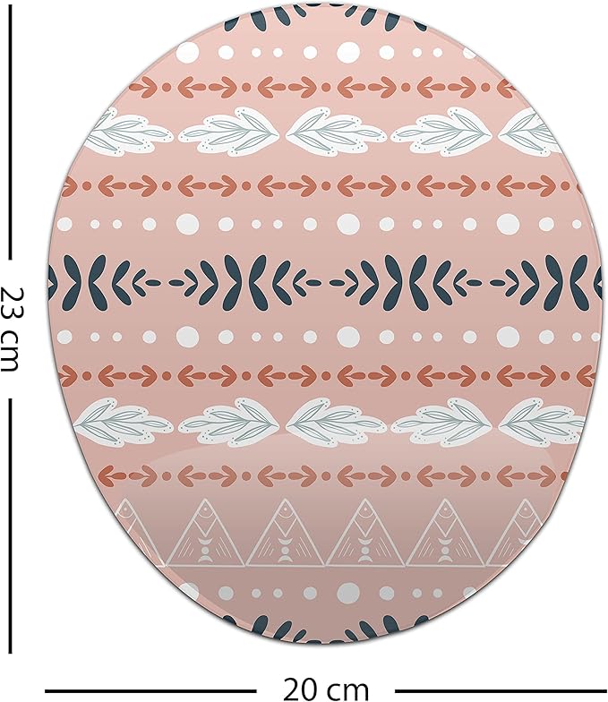 Ergonomic Mouse Pad with Wrist Rest Digital Printed Mouse Mat for Tendon Sheath Problems Non-Slip Base for Office and Home Size: 20 x 23 cm