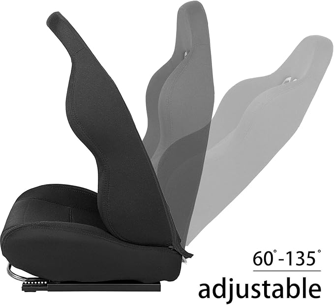 Marada Racing Seat with Adjustable Slide for Racing Wheel Simulator Stand Cockpit Adjustable Seat