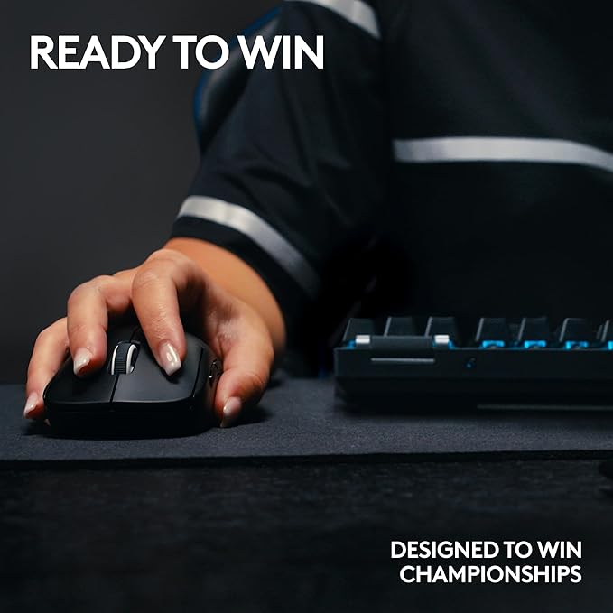 Logitech G PRO X Superlight 2 Lightspeed Wireless Gaming Mouse 8K Polling Lightweight LIGHTFORCE Hybrid Switches Hero 2 Sensor 888 IPS 44000 DPIUSB-C Charging PC &amp Mac (Renewed)