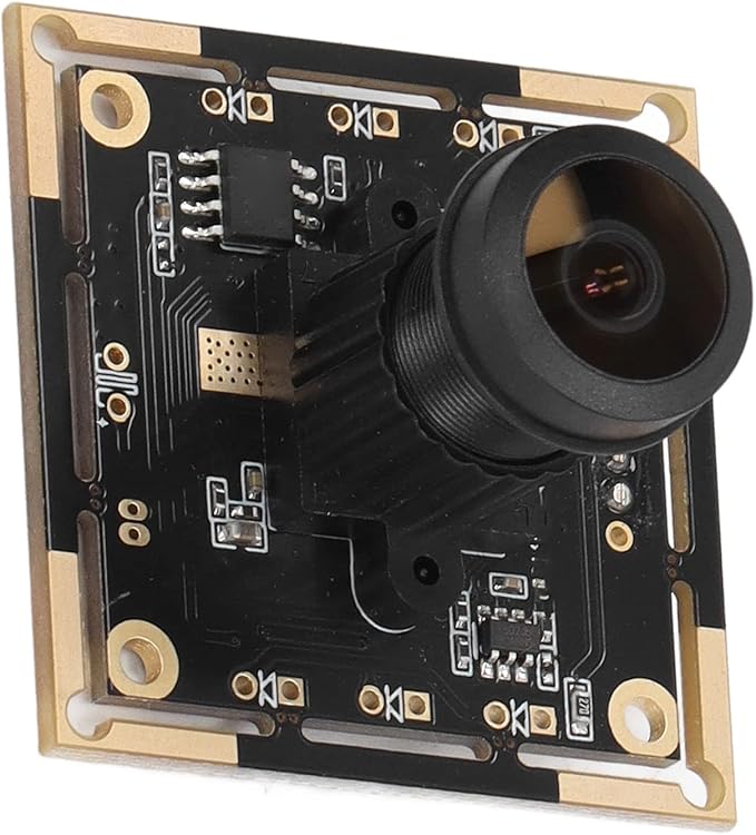 1MP USB Camera Module with HD 1280x720 Resolution Built in Video Webcam Board for Industrial Components Easy Plug and Play No Driver Needed 180° Wide Angle View MJPEG Format
