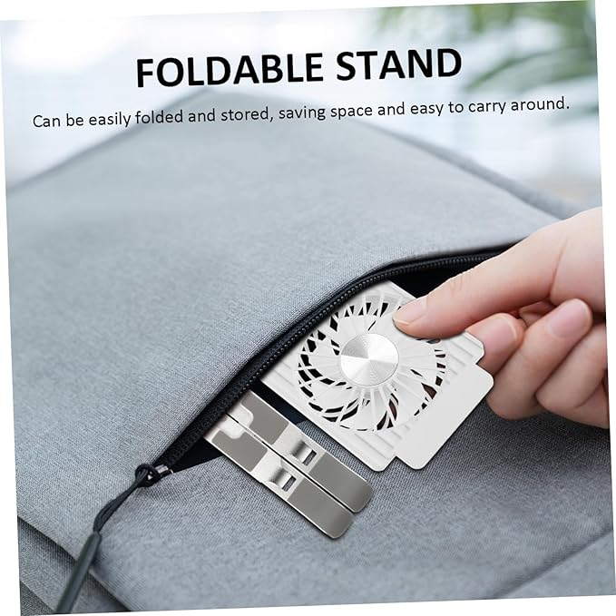 Laptop Cooling Stand Height Slip Design and Quiet Operation Compatible Laptop for Use
