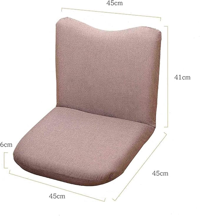 Floor Chair with Back Support Tatami Room Game Chair Legless Meditation Floor Seating Bay Window Lazy Chairs Lightweight