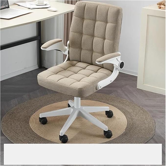 Ergonomic Gaming Chair with Swivel Lift for Office Boss Study Comfortable Home Living Room Furniture for Work Black