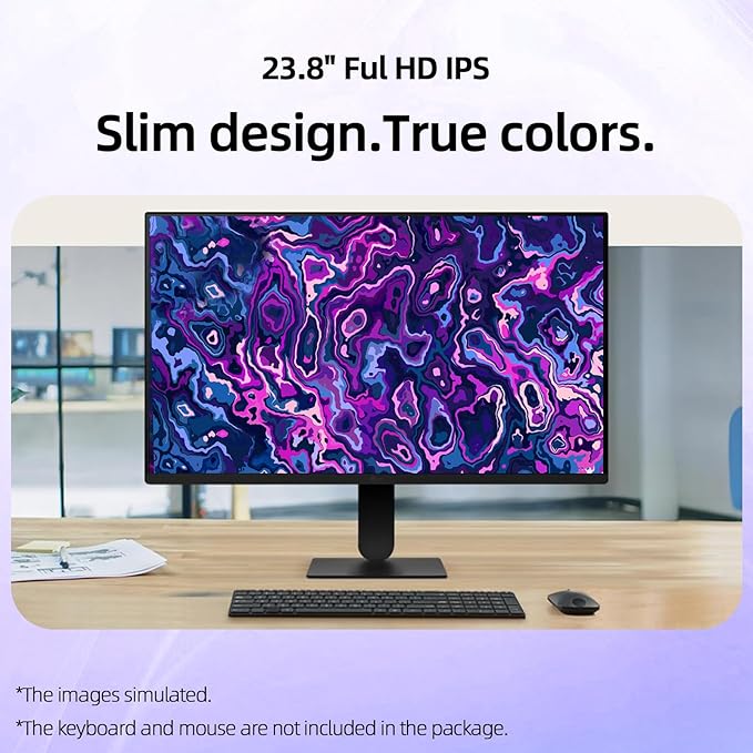 LG 24 inch FHD (1920 x 1080) IPS Computer Monitor 120Hz 5ms MBR HDR10 Dynamic Action Sync 99% sRGB VGA HDMI Reader Mode Flicker Safe Virtually Borderless Design Tilt Adjustable Black