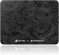 ATTACK SHARK CM05SE Glass Gaming Mouse Pad for FPS &amp Esports Nano-Etched Tempered Glass SurfaceUltra-Smooth Low Friction Hard MousepadWaterproof Large Desk Mouse Mat for PC SetupBlack Contour