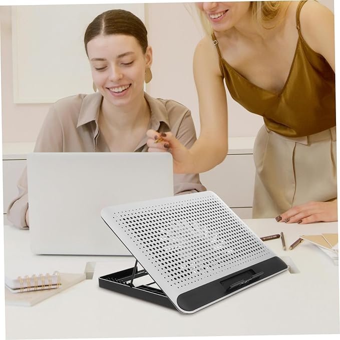 TEHAUX Best Cooling Pad Aluminum Alloy Notebook Cooler for Gaming Cooler Quiet Fan Cooling Stand
