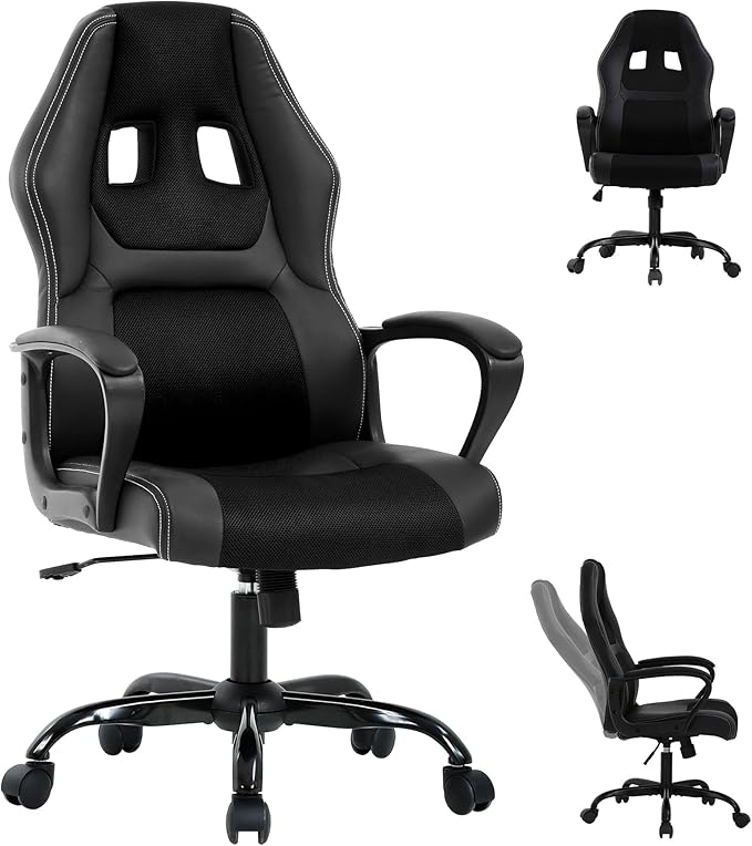 Ergonomic Gaming Chair Comfortable Cheap Gamer Chair for Adults Desk Chair Gaming Chair with Lumbar Support Gaming Office Chair with Wheels for Teens