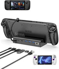 Antank 6-in-1 Docking Station for Steam Deck/ROG Ally Steam Deck Dock with HDMI 2.0 4K@60Hz Gigabit 1000Mbps Ethernet 100W PD Fast Charging and 3 USB-A 3.0 USB-C Port for Valve Steam Deck OLED