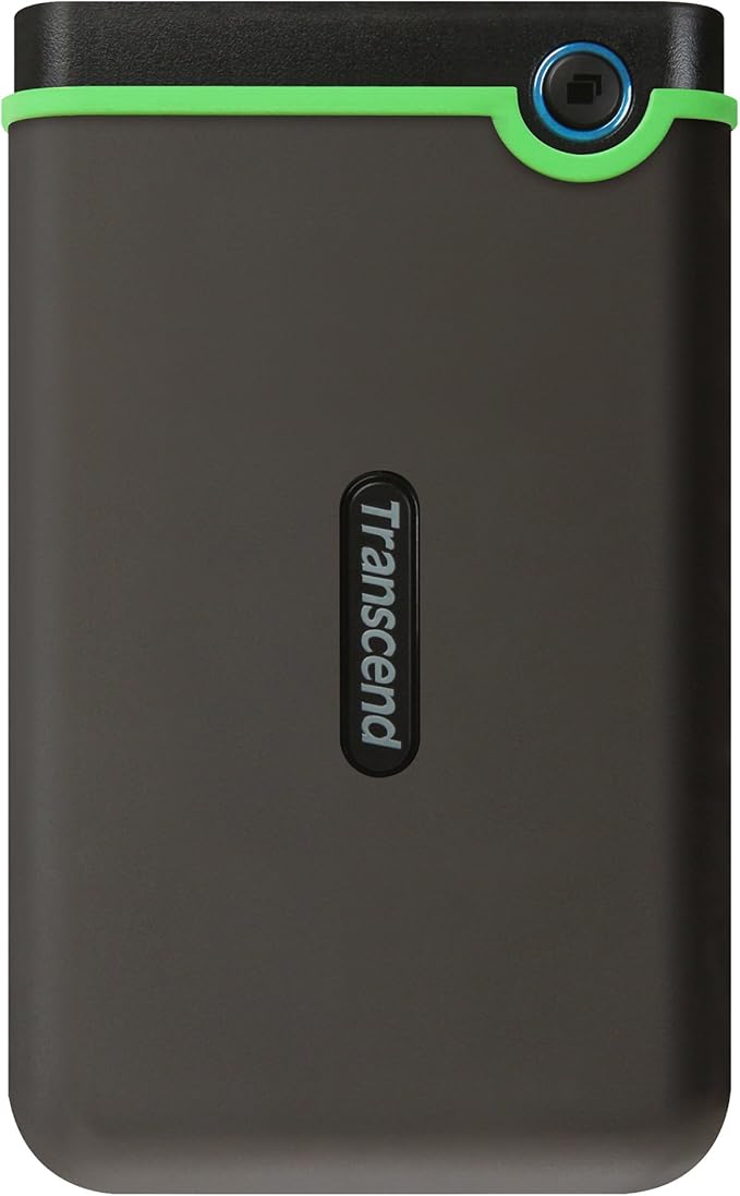 Transcend 1TB USB 3.1 Gen 1 StoreJet 25M3S SJ25M3S Rugged External Hard Drive TS1TSJ25M3SGrey
