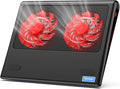 TECKNET Laptop Cooling Pad - 12-15.6 Laptops Cooler Powerful Cooler and Ultra Quiet for Gaming Laptops Pad 2 Wind Speed Adjustable USB A &amp C Powered Cooler Stand with Laptop Fan LED (Red)