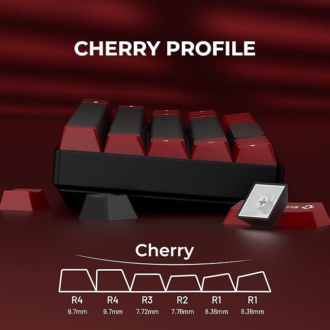 XVX Double Shot PBT Keycaps Set 216 Keys Cherry Profile Custom Keyboard Keycaps Jade Translucent Key caps Compatible with 61/64/68/84/87/100/104/108 ANSI and ISO Layout Mechanical Keyboard