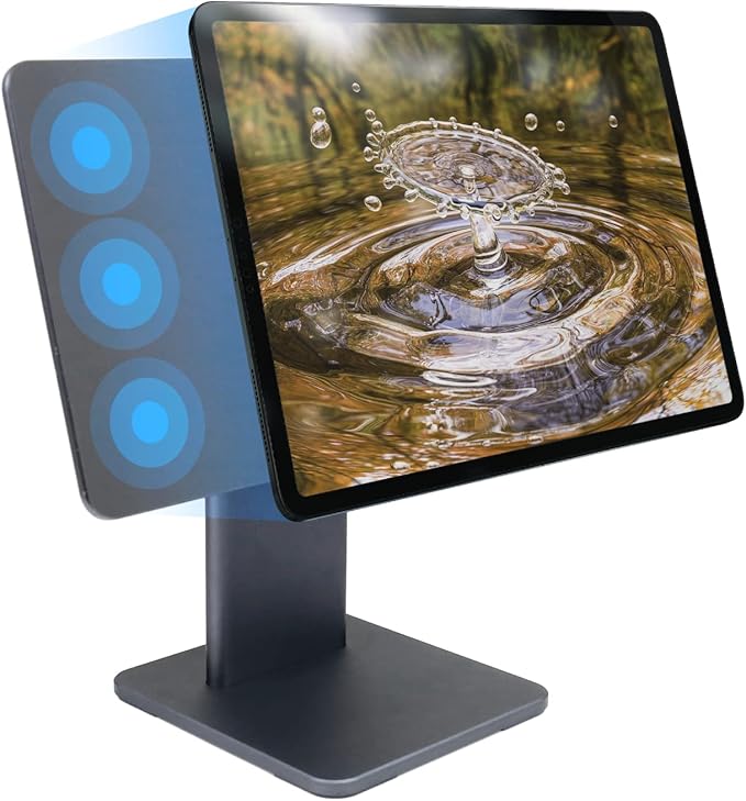 Magnetic iPad Stand Hub Docking Station for Air 10.9-inch Pro 11-inch | 60W USB-C DP 4K@60Hz HDMI 5Gbps USB A 3.5mm Audio Card Readers