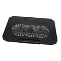 1Pc Cooler Stand Durable Cooling Pad with USB Power for Improved Heat Dissipation Compatible with Notebook Black