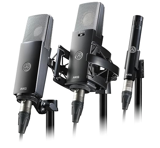 AKG C104 Professional Large Diaphragm Cardioid Condenser Microphone – XLR Studio Mic for Podcasting Streaming Broadcasting &amp Music Recording Low Noise High SPL Sustainable Design