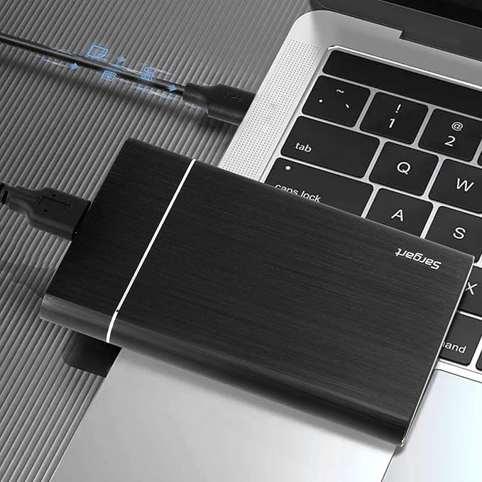 320GB Portable External Hard Drive USB3.0 Mobile HDD Storage for PC Mac Desktop Laptop Mac Chromebook Xbox One Xbox 360 PS4 (Black)