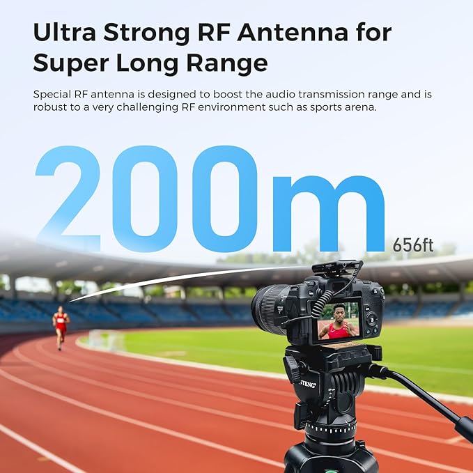 NearStream Professional Interviews EquipmentVM33 2K Streaming Camera &amp AWM20T Wireless Lavalier Microphone Kit for Interviews Podcasts &amp Livestreaming