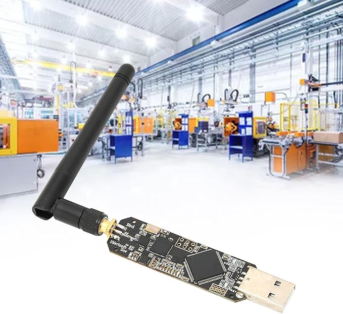 Ubertooth One Module2.4 GHzClass 1 Comparable PowerStandard 10-pin 50 Mil JTAGISP Serial ConnectorExpansion ConnectorBluetooth ExperimentsMaterial: PCB
