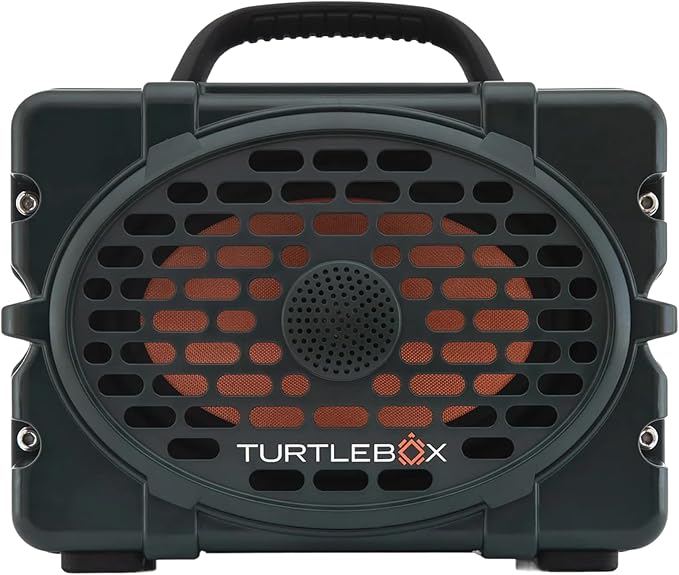 Turtlebox Original Gen 3: Portable Outdoor Bluetooth Speaker – Ultra-Loud (120dB) Waterproof (IP67) Rugged Impact-Resistant 3-Day Battery | Party Mode: Unlimited Pairing for Stereo Sound Green