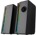 3.5mm Aux 2.0 Stereo Surround Music RGB Gaming Speakers Sound Bar for Computer Desktop PC Loudspeakers
