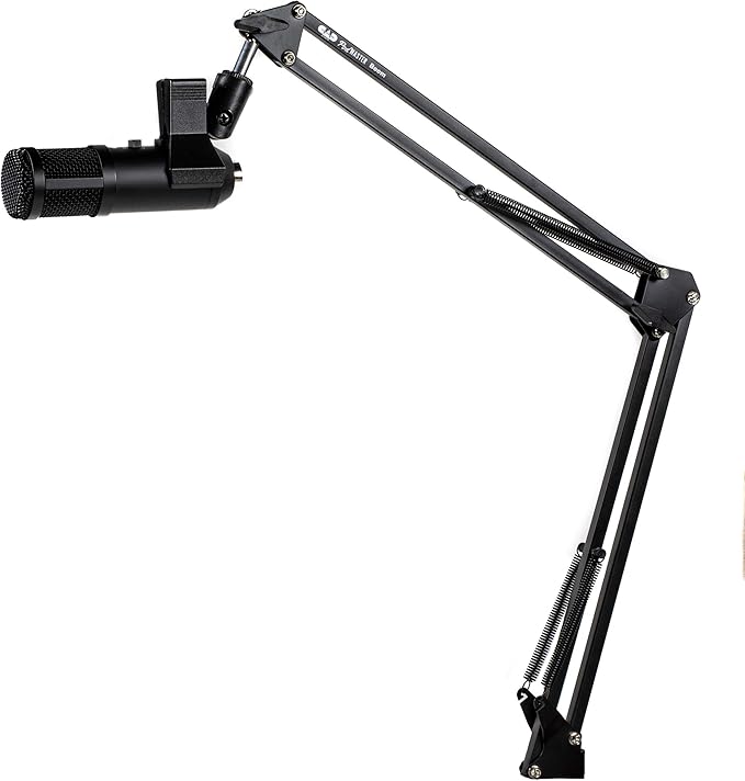 CAD PM1100 PodMaster™ D usb Professional Broadcast / Podcasting Microphone with Dynamic Capsule supplied with Broadcast Boom Mic Stand