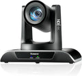 Tenveo NDI PTZ Camera AI Humanoid &amp Face Auto-Tracking HDMI/LAN/USB3.0 PoE PTZ Camera 20X Optical Zoom IP Live Streaming FHD 1080P 60FPS for Church Services Worship Video Conference Live Stream