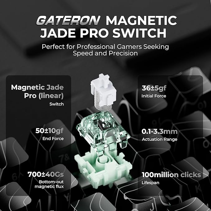 x XVX HE68 Pro Rapid Trigger Keyboard 60% PercentHall Effect Keyboard with Gateron Magnetic Jade Pro SwitchCNC Aluminum Frame Topographic Custom Mechanical Key Board for PC/Laptop/Xbox/PS4/PS5Black