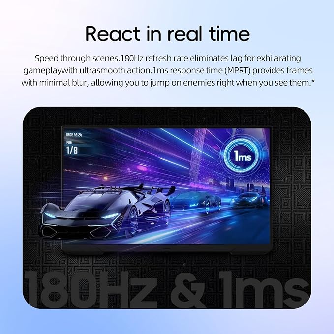 Samsung Odyssey G24 inch FHD Gaming Monitor 180Hz 1ms AMD FreeSync Black Equalizer Virtual Aim Point Eye Care Flicker-Free Game Mode HDMI &amp DisplayPort Tilt/Height/Swivel Adjustment Bla