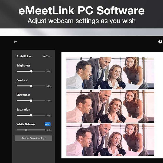 EMEET C950 1080P and C980 Pro 3-in-1 1080P Webcam for PC