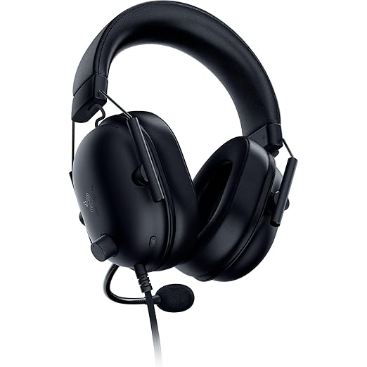 Razer BlackShark V2 X PlayStation Gaming Headset: 50mm Drivers - Cardioid Mic - Lightweight - Comfortable Noise Isolating Earcups - for PS5 Xbox Series X PC Switch via 3.5 mm Audio Jack - Black