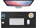 Wireless Charging Mouse Pad 15W Fast Charge Magnetic Charger Desk Pad Large Office Desk Mat (35.4x16.9) with Ultra-Smooth Surface Black Computer Mousepad for MacBook PC Laptop