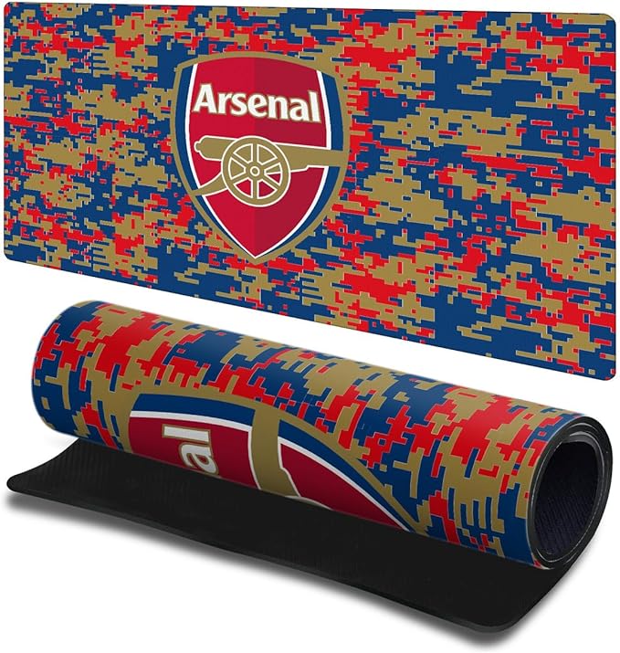 Head Case Designs Officially Licensed Arsenal FC Digital Camou Crest Logo &amp Patterns 23.62 x 11.81 x 0.12 inches (600 x 300 mm) - L Gaming Office Desk PC Keyboard Mouse Mat Pad