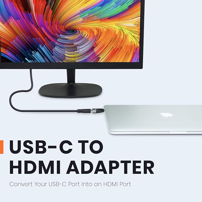 Helix USB Connect USB-C to HDMI Adapter 4K Ultra-HD HDMI Port