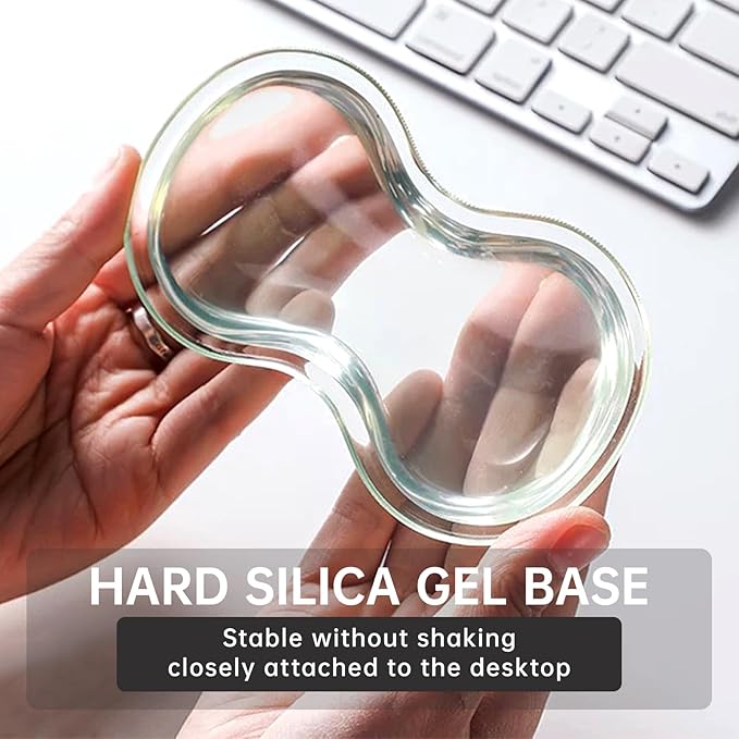 Mouse Pad with Wrist Rest Soft Cloud Gel Keyboard Mouse Pad Set with Hand Wrist Support Cute Non Slip Office Desk Accessories for Comfort/Pain Relief/PC Gaming/Computer/Laptop (Clear Cloud)