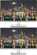 HP Business EliteDisplay E273 27 Inch Screen Full HD LED-Lit Black/Silver Monitor 2-Pack