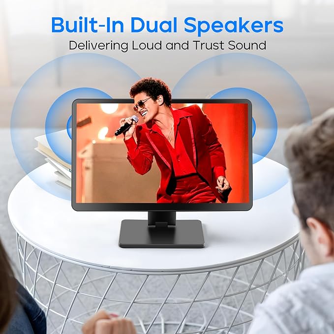Touch Screen Monitor with CaseROADOM 10.1’’ Raspberry Pi Screen IPS FHD 1024×600Responsive and Smooth TouchDual Built-in SpeakersHDMI InputCompatible with Raspberry Pi 5/4/3/ZeroVersatile Stand
