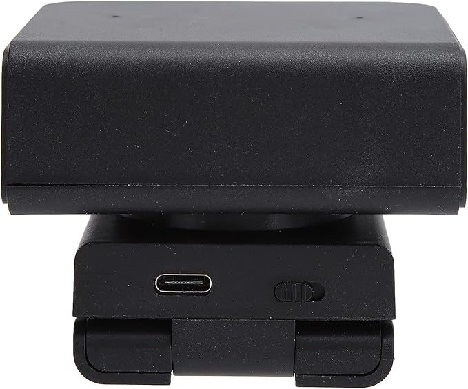 Video Camera 1080P with Microphone Object Tracking USB Camera 360° Rotation HD Webcam for Video Chatting Live Streaming Online Courses Plug and Play Noise Cancelling Mic