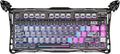 GravaStar Mercury K1 Pro Wireless Mechanical Gaming Keyboard 75% Layout RGB Custom Keyboard Electroplated Glossy Frame Hot-Swappable Linear Switches – Cyberpunk Edition