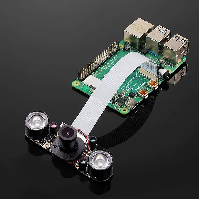 Weewooday 2 Sets for Camera 1080P Webcam 5MP OV5647 Sensor Day and Night Vision IR-Cut Video Focus Adjustment Compatible with Raspberry Pi RPi 4 3 B/B+ 2B 3A+ 2 1 Camera