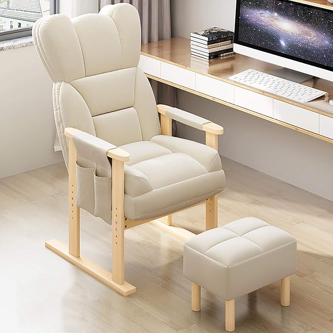 Office Chair Gaming Chair Computer Chair High Back Computer Chair with Adjustable Backrest HeadrestDesk Chair Game Chair Upholstered Executive Chair for Home Work AdultsErgonomic Office Ch