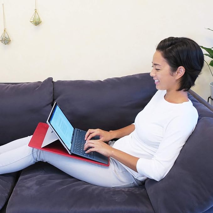 RF Reducing Laptop and Surface Pad – RF Blocking Liner Reduces High Frequency Radio and Electric Fields by 99% (Red)