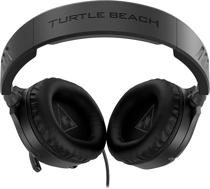 Turtle Beach Recon 70 Multiplatform Gaming Headset for PC PS5 PS4 Xbox Series X|S Xbox One &amp Mobile w/ 3.5mm Wired Connection - Flip-to-Mute Mic 40mm Speakers Lightweight Design Black