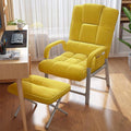Office Chair Gaming Chair Computer Chair Tufted Executive Chair with Thick Seat and FootrestUpholstered High Back Conference Chair 360° SwivelFabric Office ChairErgonomic Computer Chair H