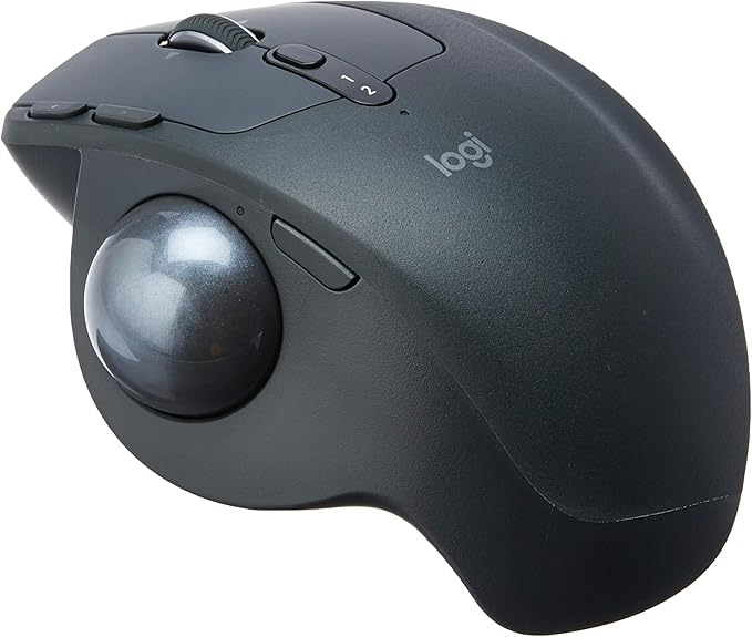logitech MX ERGO Advanced Wireless Trackball for Windows PC and Mac (Renewed)