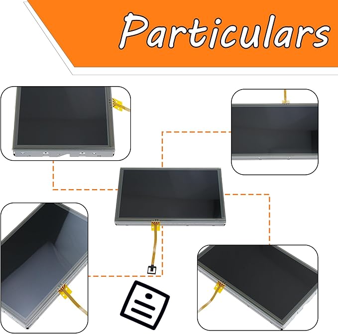 8 Sync 2 Radio Information Touch Screen Display Compatible for 2013-2015 Ford F250 F350 2011-2014 Ford Edge Replace# LQ080Y5DZ03 DB5T-18B955-FA